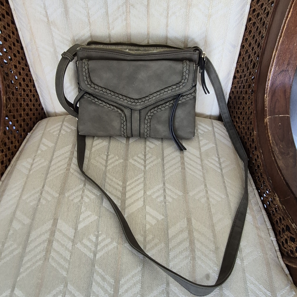 Stylish Olive Green Crossbody Bag